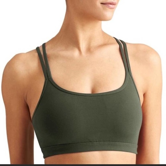 Athleta Other - Athleta Full Focus Olive Army Green Sports Bra XS - Extra Small
